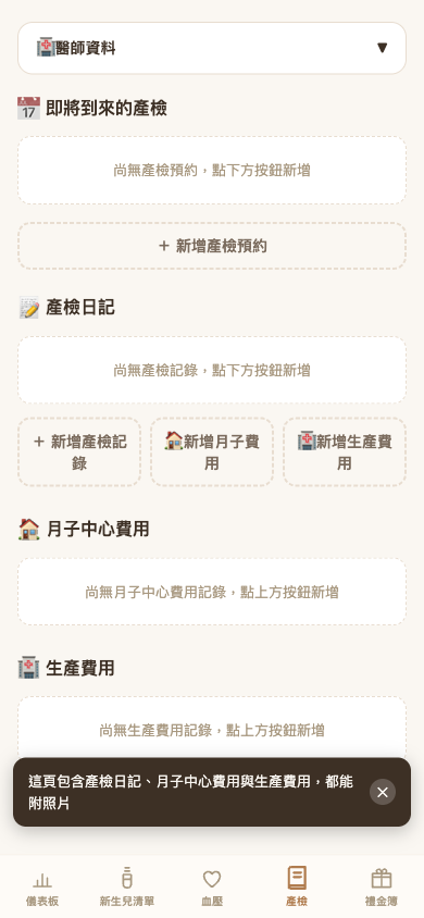 產檢日記